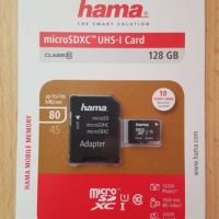 Hama 128GB Micro SDXC Speicherkarte 80 MBs  SD Adapter